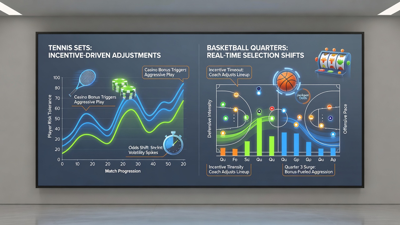 Graph of incentive-driven changes during basketball quarters and racing finishes