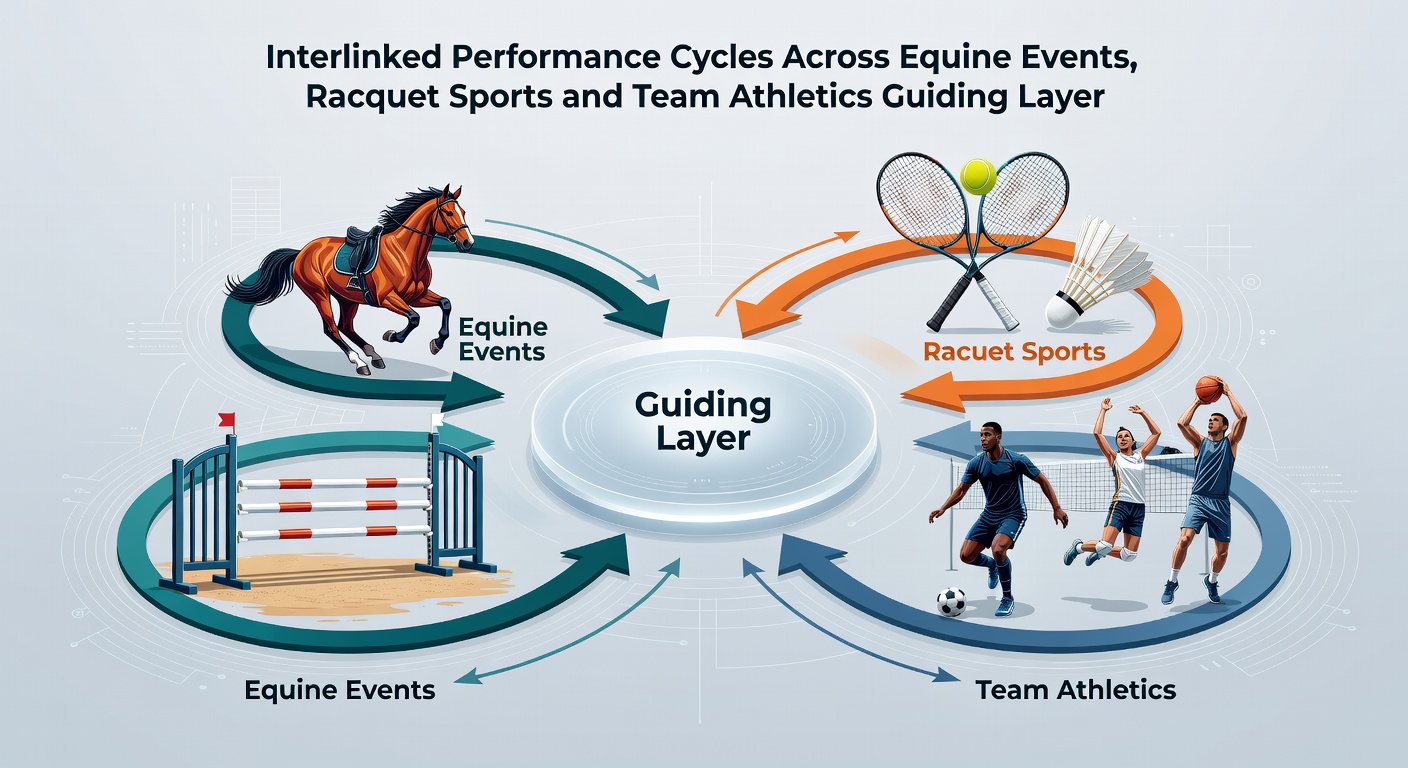 Chart illustrating data intersections between tennis momentum, basketball runs, and horse racing recovery periods