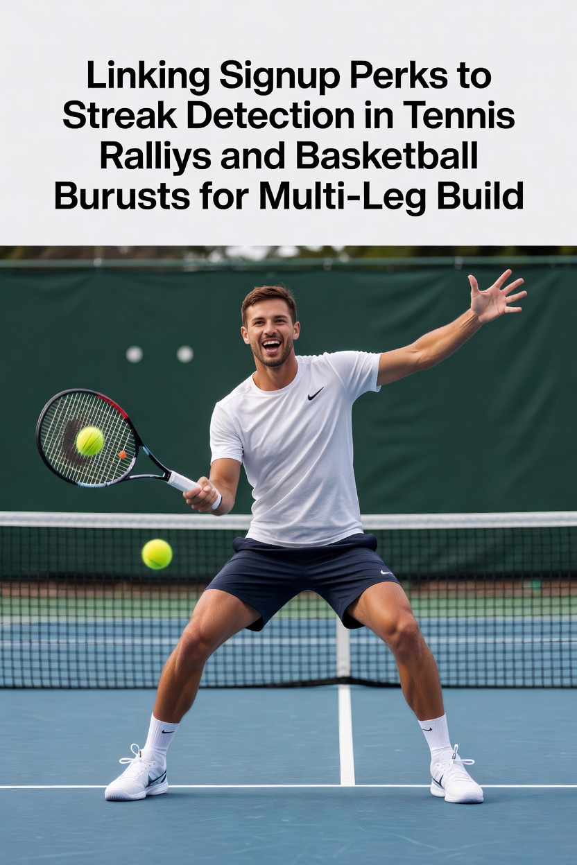 Screenshot of a betting platform interface displaying linked bonus activation on detected tennis rally streaks and basketball scoring bursts for accumulator construction